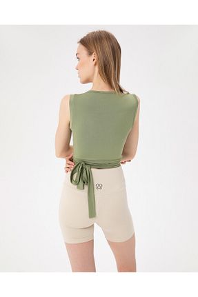 بلوز خاکی زنانه ساده Ayma Active - کد 855694998