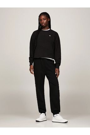 سوئیشرت مشکی زنانه ساده Tommy Jeans - کد 884177725