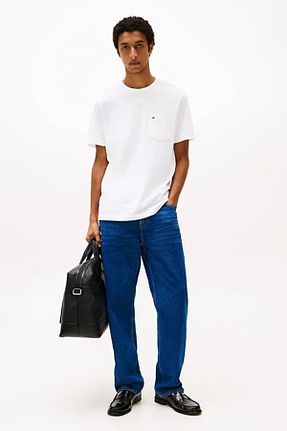 تیشرت سفید مردانه رگولار Tommy Hilfiger - کد 884175046