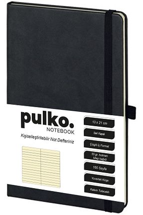 دفتر مشکی Sert PULKO Notebook - کد 884179434