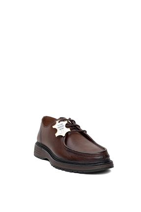 کفش کژوال قهوه ای مردانه چرم خالص PATRON SHOES - کد 884190446