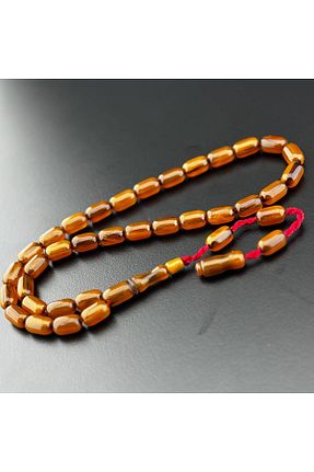 تسبیح قهوه ای کهربا HicazTesbihcilik - کد 884211027