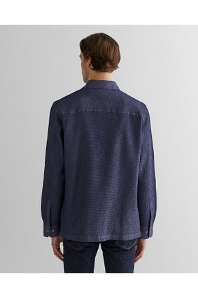 پیراهن سرمه ای مردانه رگولار Gant - کد 884189874