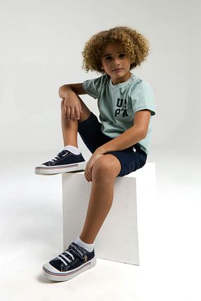 ست بالاتنه و پائین تنه سبز مردانه بافت U.S. Polo Assn. - کد 884229607