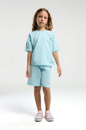 ست بالاتنه و پائین تنه آبی بچه گانه بافت U.S. Polo Assn. - کد 884227459