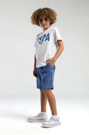 ست بالاتنه و پائین تنه سفید مردانه بافت U.S. Polo Assn. - کد 884228976