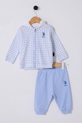 ست نوزادی سفید بچه گانه پنبه ای U.S. Polo Assn. - کد 884231194