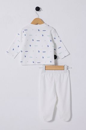 ست نوزادی سفید بچه گانه پنبه ای U.S. Polo Assn. - کد 884232189