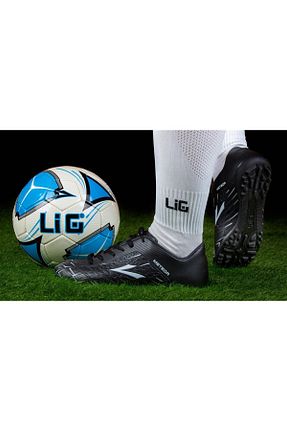 کفش فوتبال چمن مصنوعی مشکی مردانه پلاستیک Lig - کد 33323058