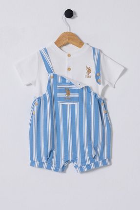 ست نوزادی سفید بچه گانه پنبه ای U.S. Polo Assn. - کد 884232308