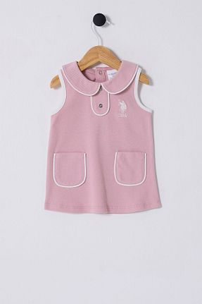 لباس صورتی بچه گانه بافت U.S. Polo Assn. - کد 884231558