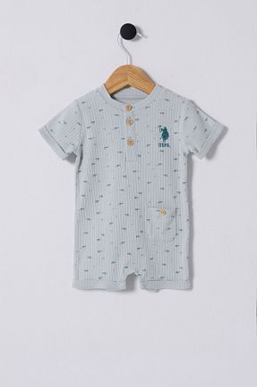 سرهمی سبز بچه گانه آستین کوتاه U.S. Polo Assn. - کد 884229175