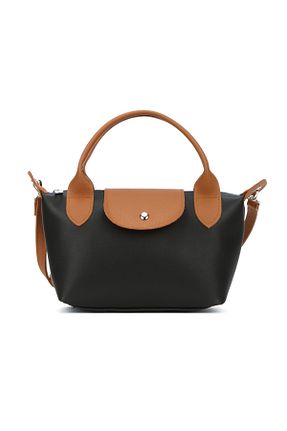 کیف دوشی مشکی زنانه چرم مصنوعی Newish Polo - کد 884245782