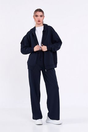 ست گرمکن سرمه ای زنانه پنبه پلی استر COMEOR - کد 862738908