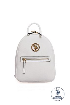 کوله پشتی سفید زنانه سایز متوسط U.S. Polo Assn. - کد 79183198