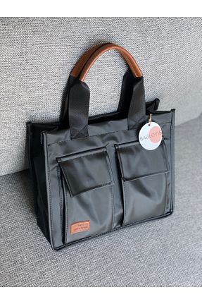 کیف دوشی مشکی زنانه ساتن BAGLOVİS - کد 884297837
