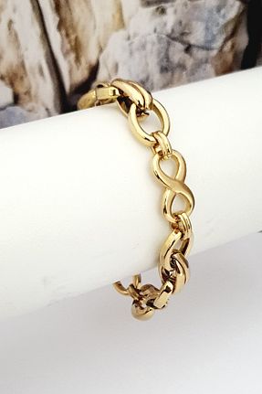 دستبند استیل (فولاد) زرد استیل (فولاد) Reyna Steel Altın Çağı Yaşatan Çelik Takılar - کد 884321107