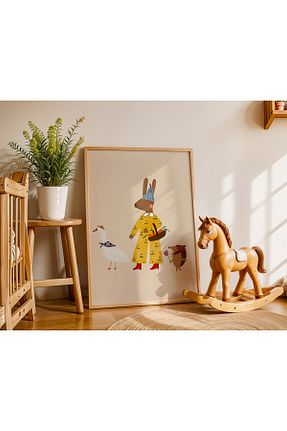 تابلو قهوه ای چوب Peppy Rooms - کد 884289177