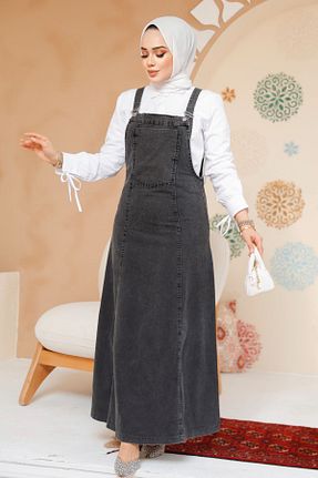 لباس حجاب طوسی زنانه رگولار Neva Style - کد 884316502