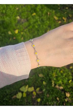 دستبند جواهر طوسی زنانه منجق PAŞA ACCESSORİES - کد 884288788