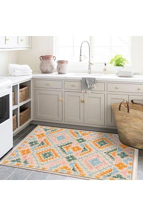 فرش رنگی قابل شستشو Rugs Modern Halı - کد 884302647