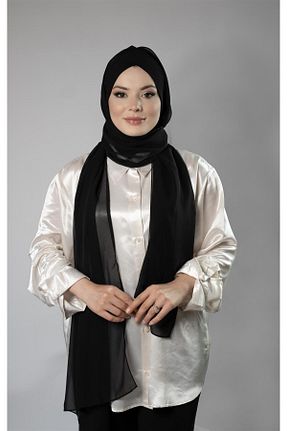 شال مشکی زنانه شیفون HÜRREM BONE - کد 209131507