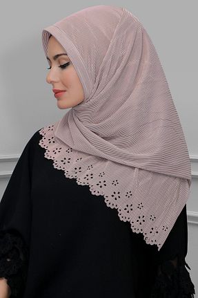 روسری صورتی ساده HÜRREM BONE - کد 208553817