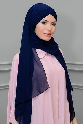 شال سرمه ای زنانه HÜRREM BONE - کد 209129595