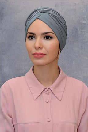 کلاه شنای حجاب طوسی زنانه HÜRREM BONE - کد 215075169