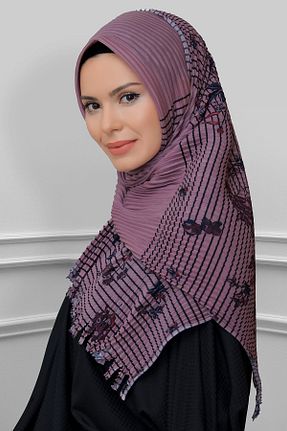 روسری صورتی ساده HÜRREM BONE - کد 208555843