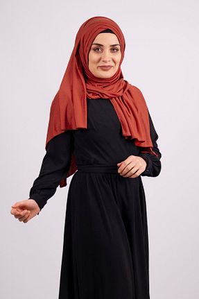 شال نارنجی زنانه ویسکون HÜRREM BONE - کد 94446471