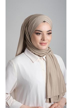شال بژ زنانه ویسکون HÜRREM BONE - کد 92918232