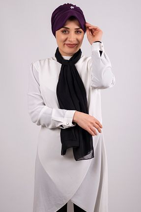 کلاه شنای حجاب بنفش زنانه HÜRREM BONE - کد 215076539
