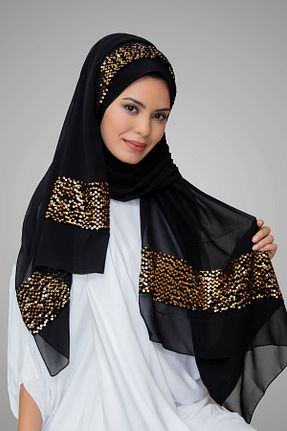 شال مشکی زنانه HÜRREM BONE - کد 347616010
