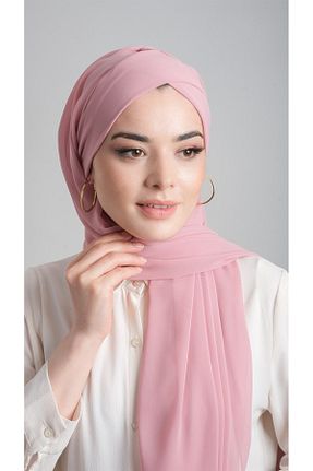 شال صورتی زنانه شیفون HÜRREM BONE - کد 347616676