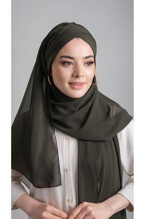 شال خاکی زنانه شیفون HÜRREM BONE - کد 348207065