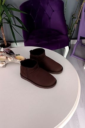 بوت / نیم بوت قهوه ای زنانه جیر LA CALZATURE - کد 884379236