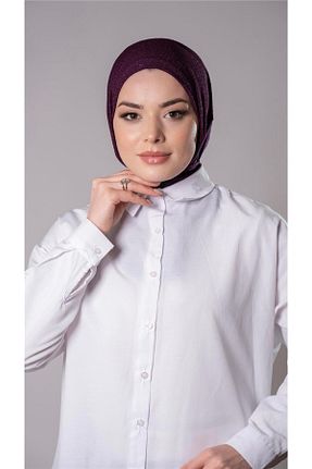 روسری بنفش ساده HÜRREM BONE - کد 804562586