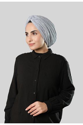 کلاه شنای حجاب طوسی زنانه HÜRREM BONE - کد 804427112