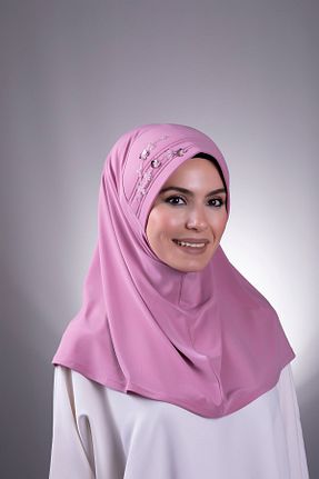 روسری صورتی ساده HÜRREM BONE - کد 208554100