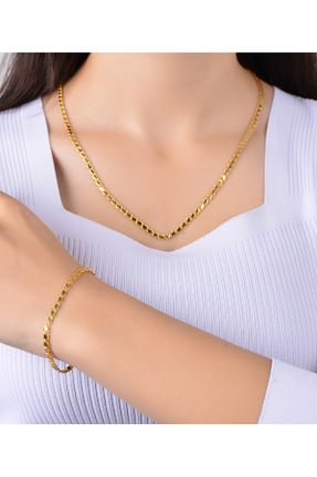 ست طلا طلائی زنانه 14 عیار B.S. SÖYLEMEZ KUYUMCULUK VE EMLAK - کد 869293418
