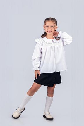 پیراهن سفید بچه گانه Fitted Trend Baby Kids - کد 850402729