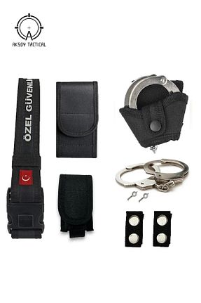 کمربند مشکی زنانه پارچه ای a+ aksoy tactical - کد 863085547