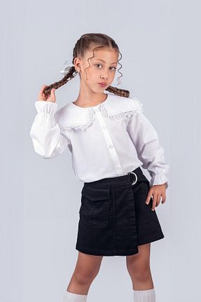 پیراهن سفید بچه گانه Fitted Trend Baby Kids - کد 850429288