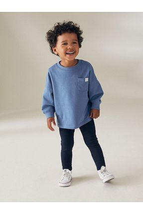 ست بالاتنه و پائین تنه آبی بچه گانه بافتنی Next Baby - کد 885553736