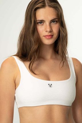 بادی سفید زنانه پلی استر WWF Market - کد 840342934