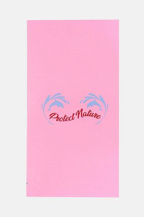 حوله ساحلی صورتی زنانه WWF Market - کد 841506552