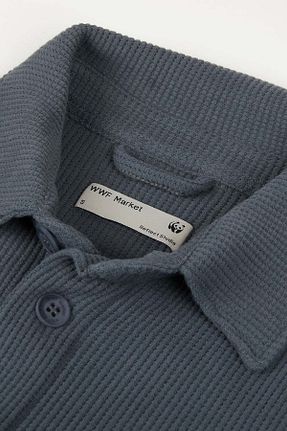 پیراهن طوسی زنانه Relaxed WWF Market - کد 815618433