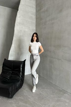 شلوار جین طوسی زنانه پاچه ساده XRAY JEANS - کد 884485254
