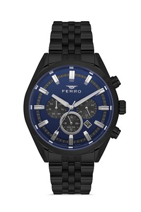 ساعت مچی مشکی مردانه 45 میلی متر FERRO - کد 884500437